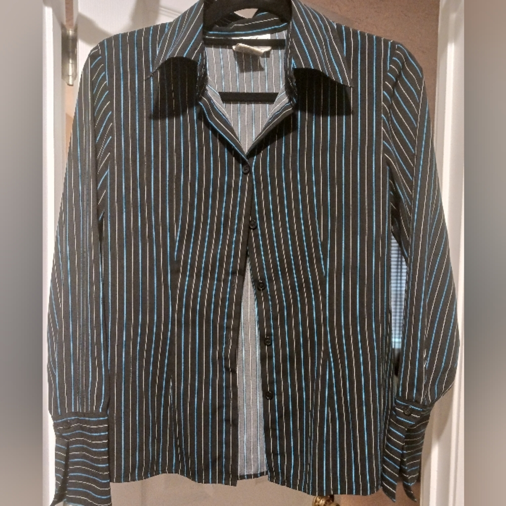 Fred David Striped Button Down Shirts - image 4